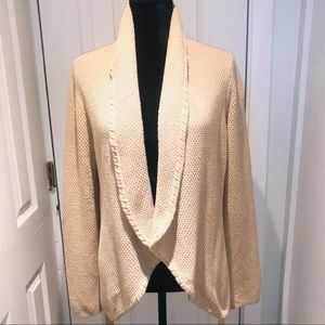 LRL Lauren Jean co by Ralph Lauren open cardigan